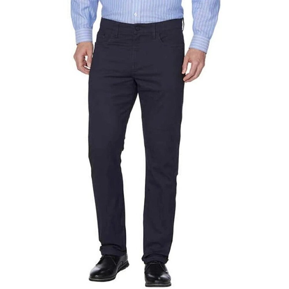NEW English Laundry Men's 30X32 5-Pocket Navy Pants Straight Fit Stretch